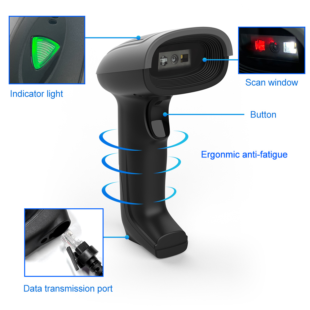 X-1900A 2D Wired Handhold Barcode Scanner_5