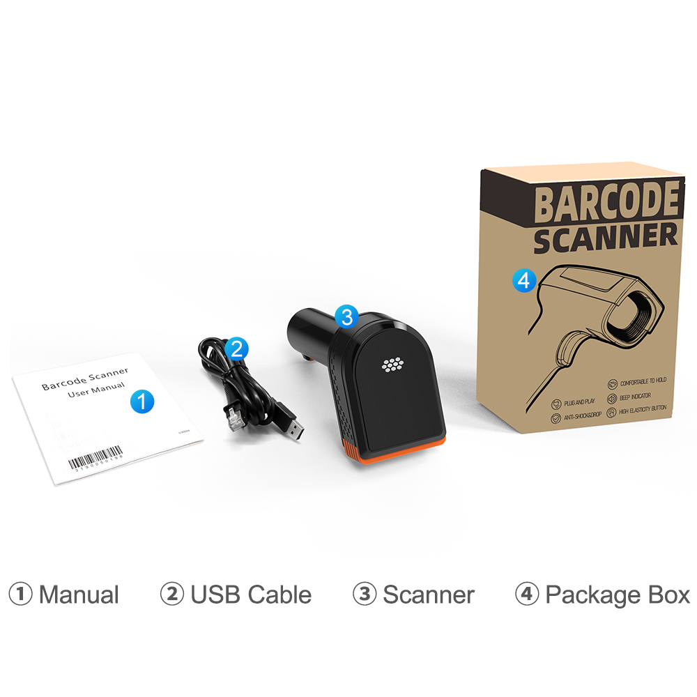 X-3301V 2D Wired Handhold Barcode Scanner_2