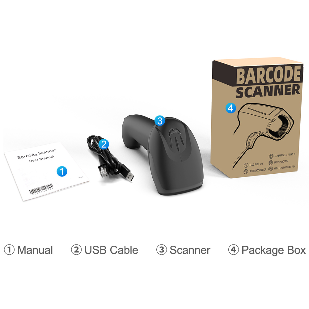 X-760E 2D Wired Handhold Barcode Scanner_6